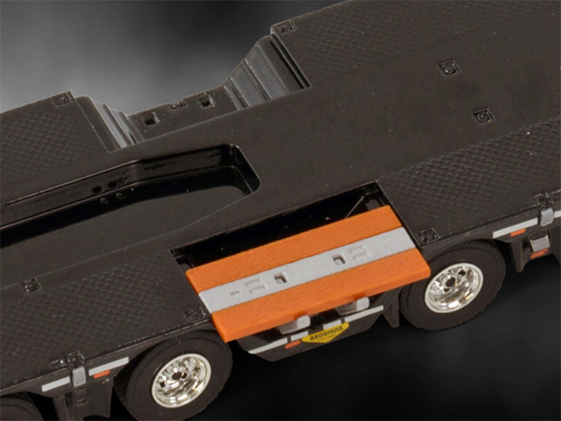 WSI SCANIA R NORMAL CR20N 6X2 TWINSTEER BROSHUIS WHEEL WELL SEMI LOWLOADER - 4 AXLE PREMIUM LINE 1:50 Truck Pre-built Model