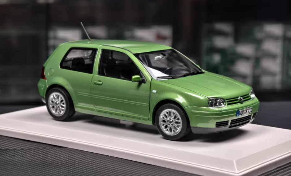 1:18 Volkswagen Golf GTI 1998 Green  NOREV 4th generation DIECAST car Model