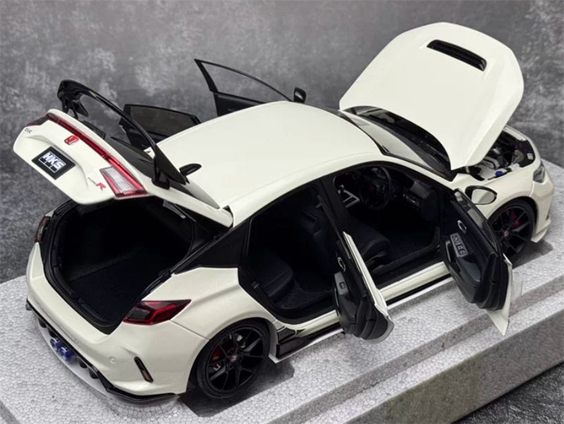 1:18 Honda Civic Type R FL5  Championship White HKS MOTORHELIX Limited Edition 499PCS ONLY DIECAST Model