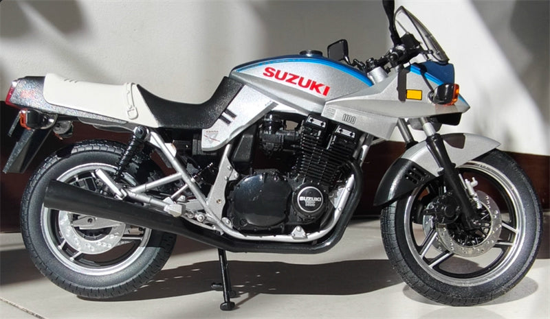 1:12 Suzuki GSX1100S  Blue Silver  Aoshima  DIECAST motorcycle Model