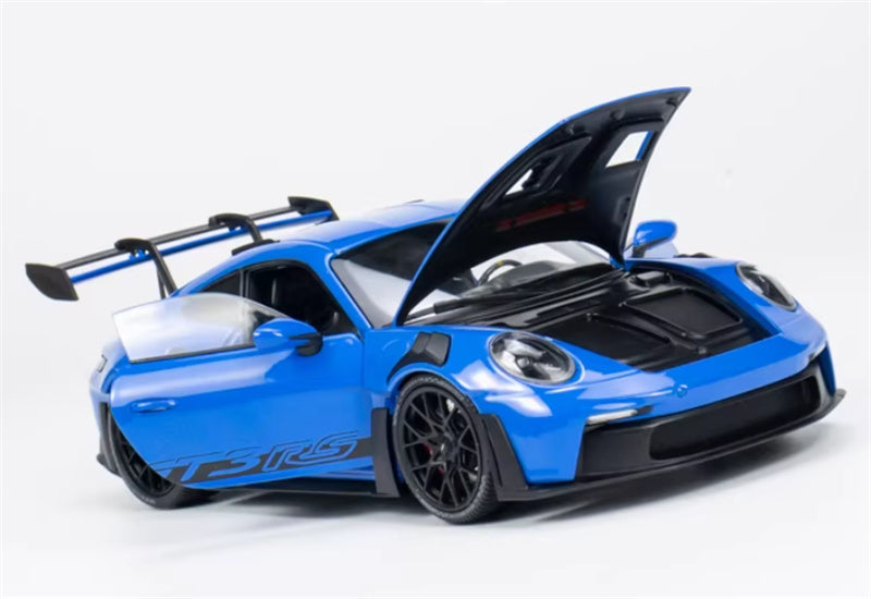 1:18 PORSCHE 911 (992) GT3 RS 2022 Blue w/ Black wheel hub  MINICHAMPS Limited Edition 500PCS ONLY DIECAST Car Model