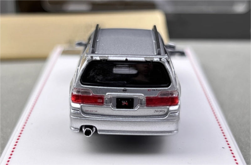 Focal Horizon Nissan Stagea R34 Silver Limited Edition 499PCS ONLY 1:64 Car Pre-built Model view7