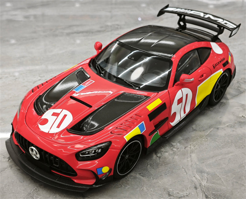 1:18 Mercedes-Benz AMG GT BLACK SERIES  50th Anniversary Red MINICHAMPS  DIECAST Model