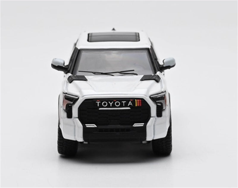 GCD Toyota Tundra TRD PRO pickup left-hand drive White 1:64 Car Pre-built Model view6