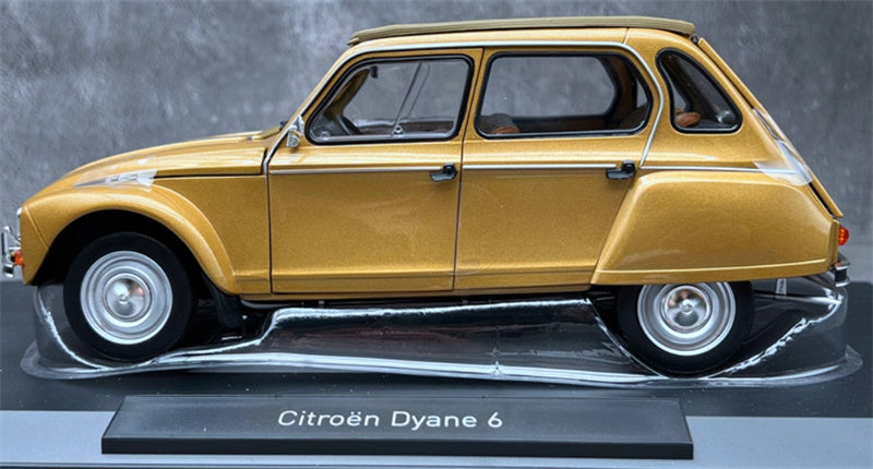 NOREV Citroen Dyane 6 1970 golden fully open 1:18 Car Pre-built Model view4