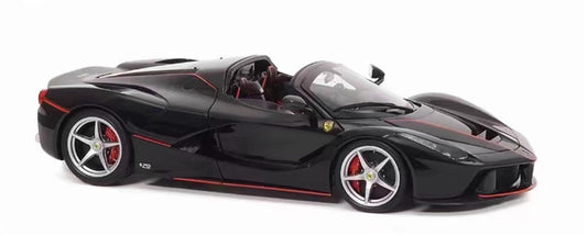 BBR MODELS LAFerrari APERTA black convertible 1/18 DIECAST car