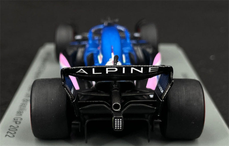 Spark BWT Alpine A522 Alpine 5th Brazilian GP 2022 Alonso 1:43 Car Model view6