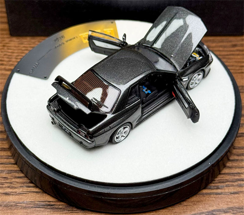 1:64 Nissan GTR R32  Metallic Gray PGM Deluxe Edition Limited Edition 999PCS ONLY DIECAST Model