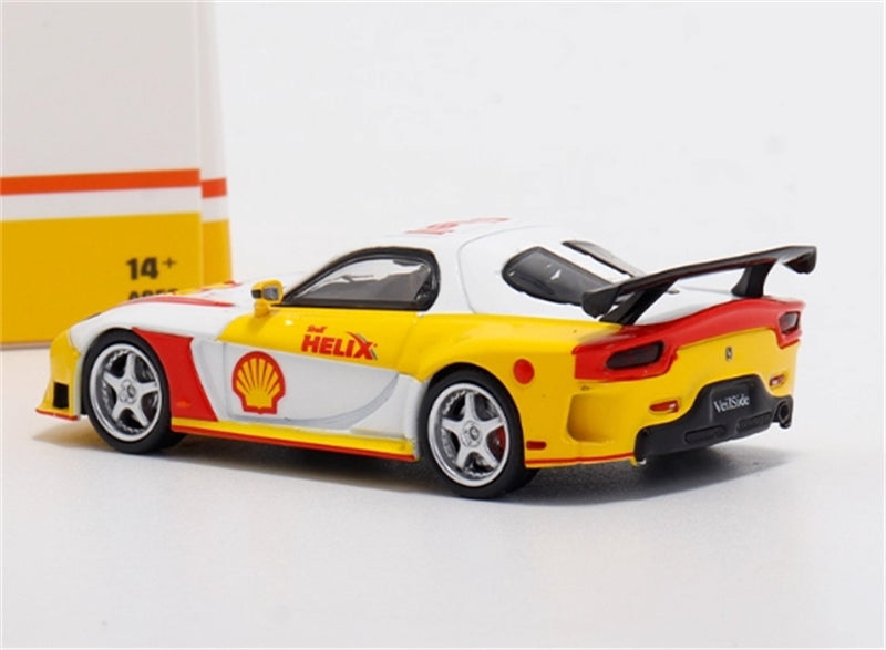 1:64 Mazda RX-7 Shell Helix Livery BSC DIECAST Limited Edition 499pcs ONLY Model