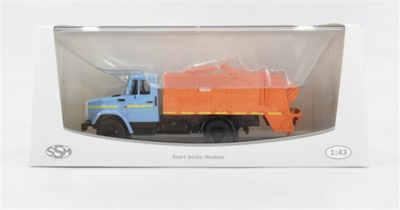 StartScaleModels MKZ-10 4333 ZIL Garbage Truck 1/43 Truck Pre-built Model