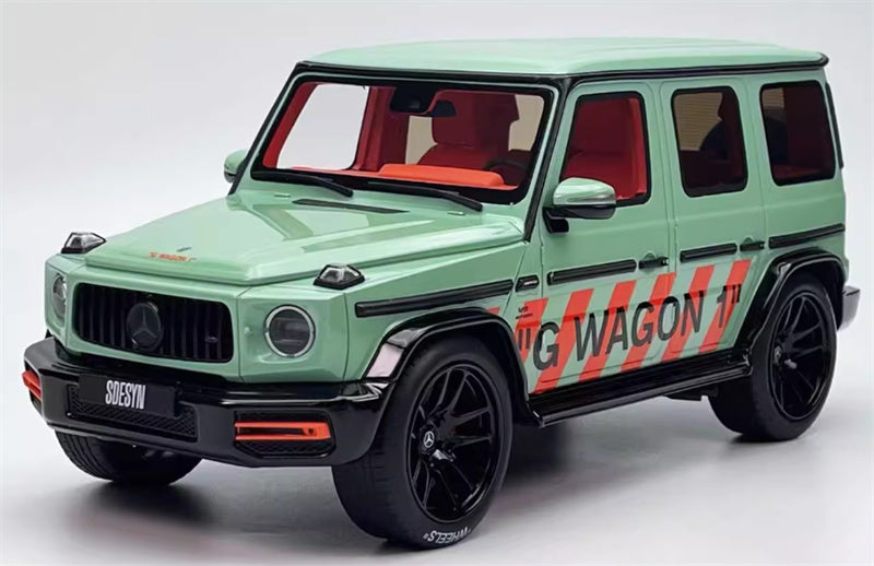 GT Spirit Mercedes AMG G63 Off-White G WAGON 1 SDESYN Limited Edition 504PCS ONLY 1:18 Truck Pre-built Model view1