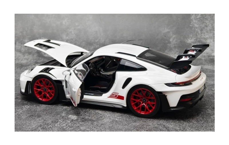 1:18 Porsche 911 992 GT3 RS  White -Red Wheel NOREV  DIECAST Model