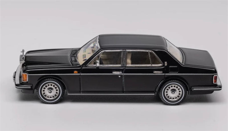 GFCC 1994 Rolls Royce Silver Spur III BLACK White waistline Limited Edition LHD 1:64 car Pre-built Model view3