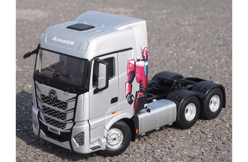 FOTON AUMAN Starlight Tractor silver 1:24 Truck Pre-built Airliner Model Display view2
