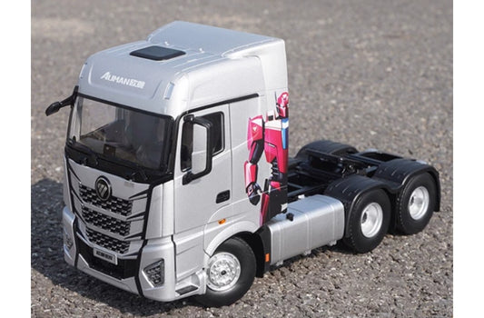 FOTON AUMAN Starlight Tractor silver 1:24 Truck Pre-built Airliner Model Display view2