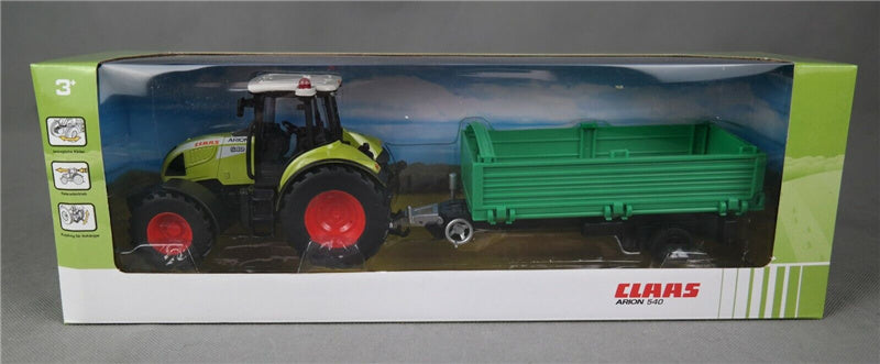 Herpa CLAAS ARION 540 Tractor with Trailor 1/32 Truck Pre-built Model