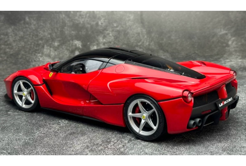 1:18 Ferrari LaFerrari  Standard red black top - silver wheels BBR MODELS  DIECAST Model