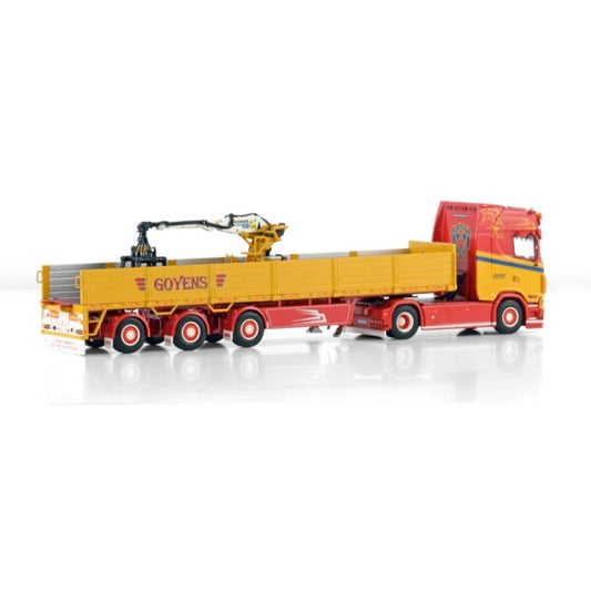 1:50 SCANIA GOYENS S CS20H 4X2 BRICK TRAILER 3 AXLE WSI   Diecast Model