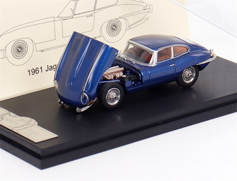 GFCC 1961 Jaguar E-Type Coupe hardtop version Metallic Blue Limited Edition 499PCS ONLY RHD 1:64 car Pre-built Model view5