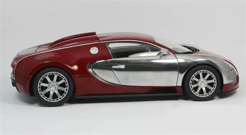 AUTOART Bugatti Veyron Ledition Centenaire Racing Red Silver Plated 1/18 DIECAST car