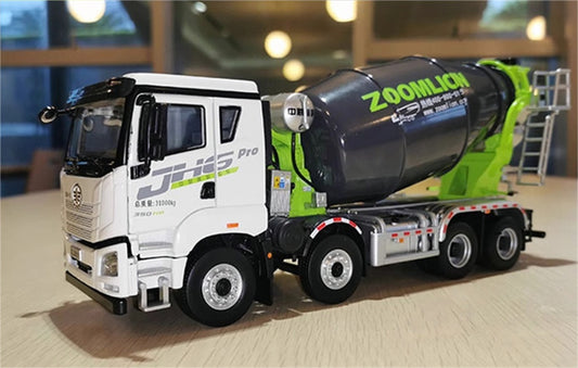 ZOOMLION FAW JH6 4 axle Mixer Truck 1:38 Truck Pre-built Model