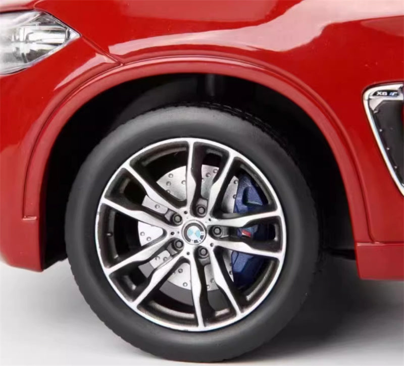 NOREV BMW X6M Metal Red 2015 1:18 Car Pre-built Model view3