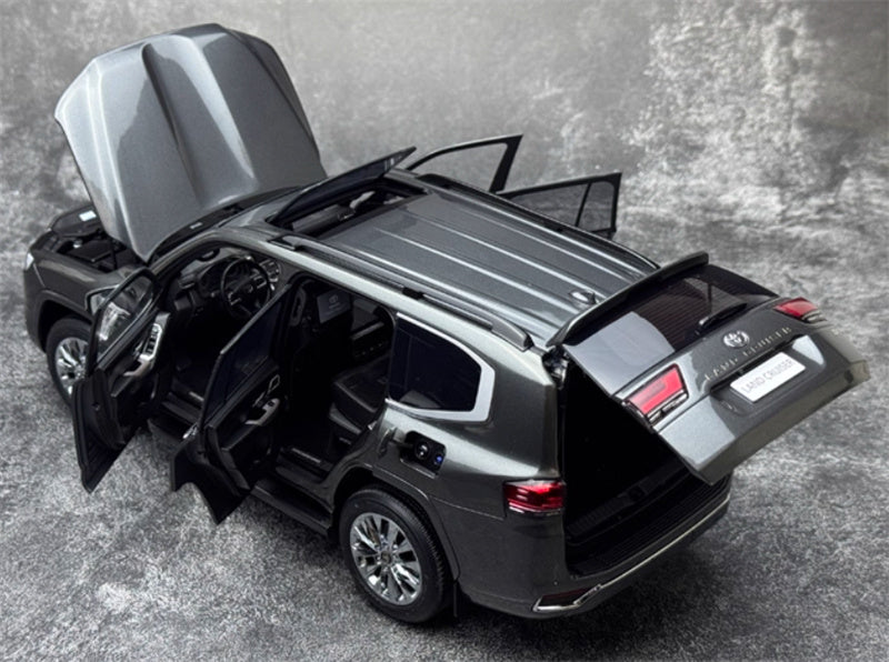 LCD-MODELS Toyota Land Cruiser LC300 ZX SUV grey 1:18 Car Pre-built Model view5