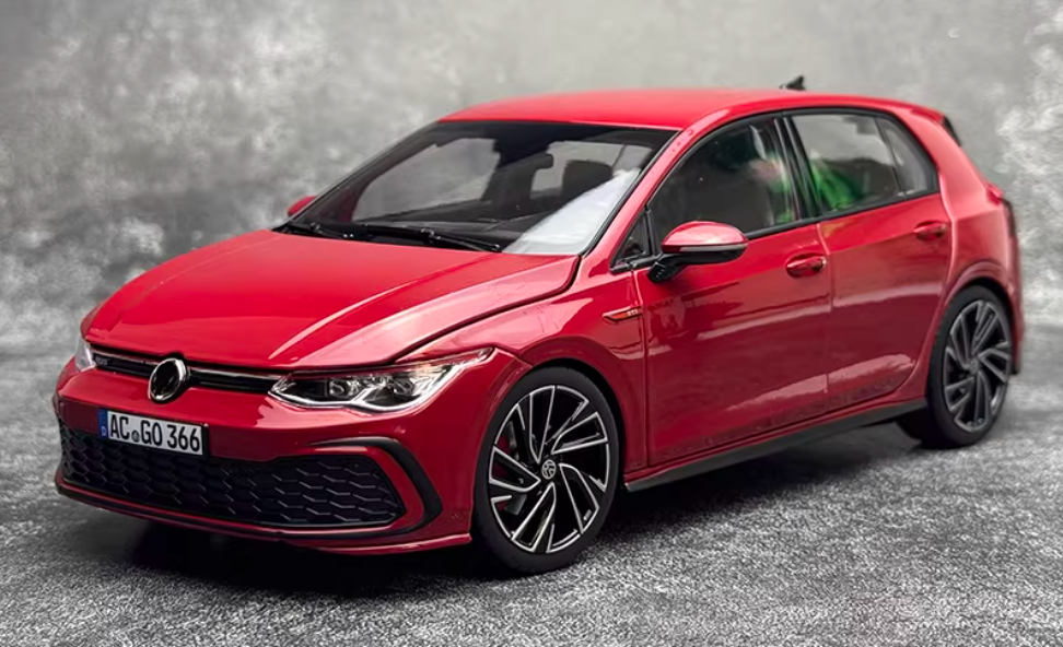 1:18 Volkswagen Golf GTI 2020 Red  NOREV 8th generation DIECAST car Model