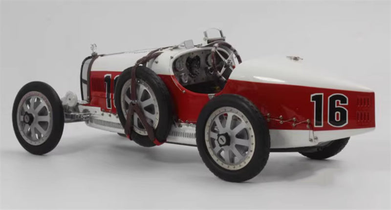 CMC Bugatti Typ 35 Grand Prix Nation Colour Project Monaco #16 1924 Limited Edition 1:18 Car Pre-built Model view4