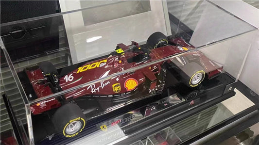 1:18 Ferrari SF1000 dark red Amalgam Leclerc #16 Resin Car Model view1