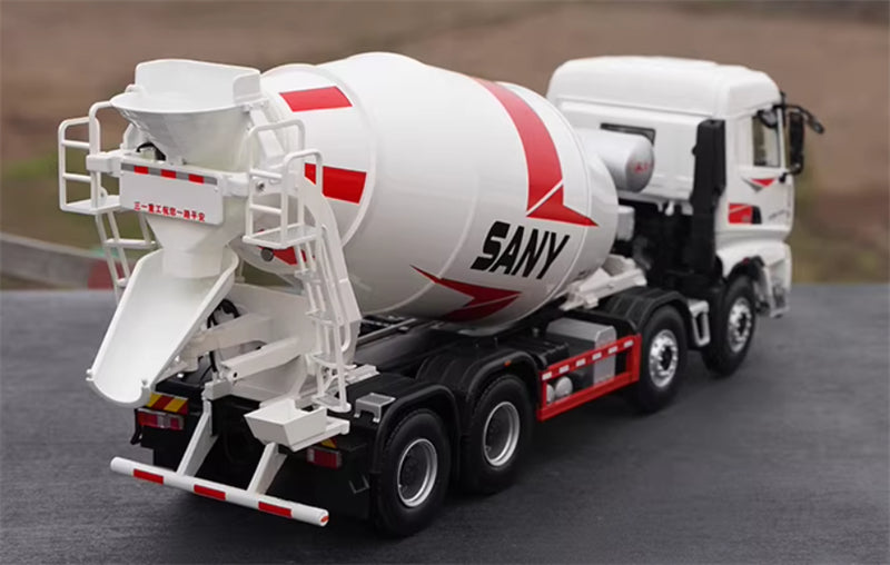 1:24 8x4 Concrete Mixer Truck SANY DIECAST Model