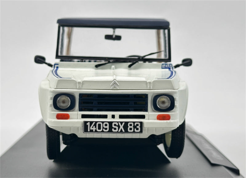NOREV Citroen Mehari Azur 1983 White/Blue 1:18 Car Pre-built Model view9