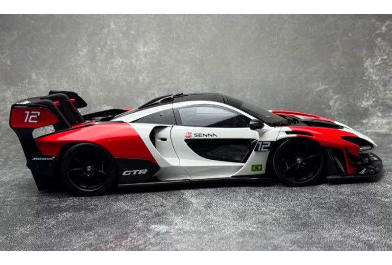 1:18 McLaren Senna GTR #12  red and white LCD MODELS   DIECAST Model