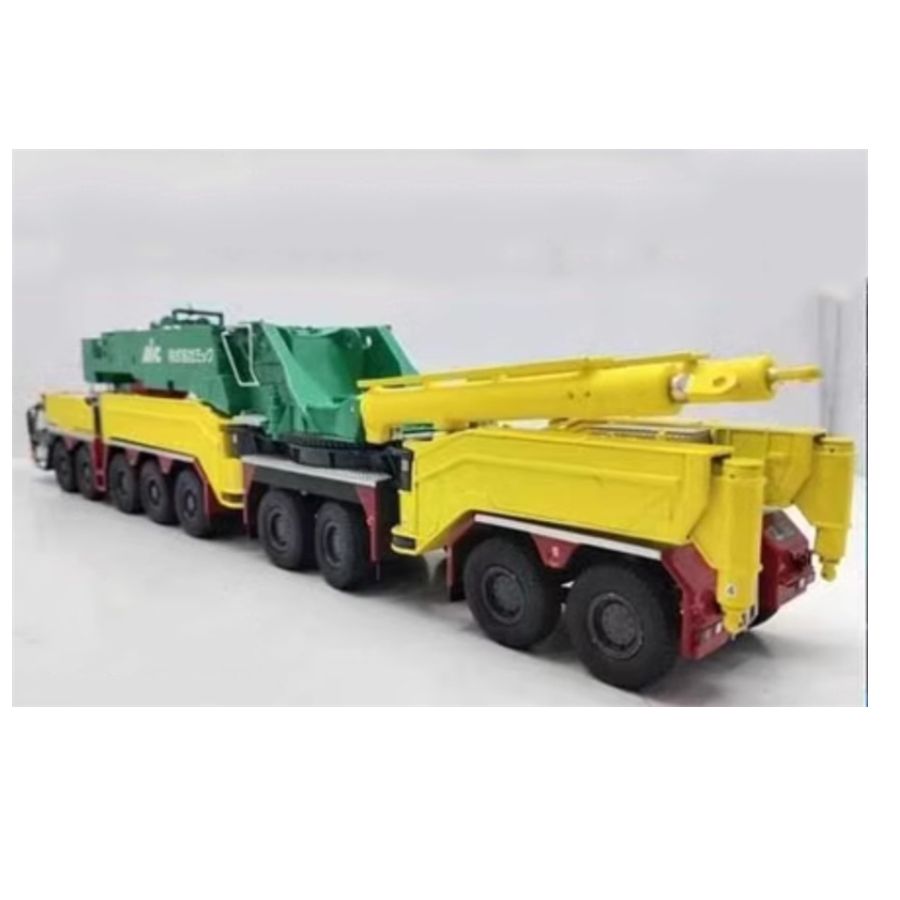 NZG LIEBHERR LTM11200 Crane Yellow green red MIC with herringbone arm cover KIT 1:50 DIECAST Truck Lorry