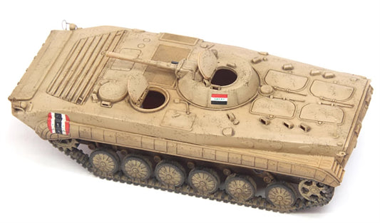 S-MODEL BMP-1 Iraqi Infantry Fighting Vehicle Desert color 1:72 Tank Pre-built Model
