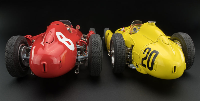 CMC BUNDLE Ferrari D50 (yellow) #20 and Lancia D50 (red) #6 Limited Edition 1/18 car Pre-a Model