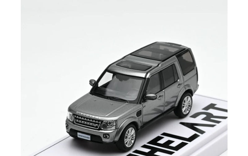 1:64 Land Rover Discovery 4 2014 Grey Silver Wheel Whelart   DIECAST Model