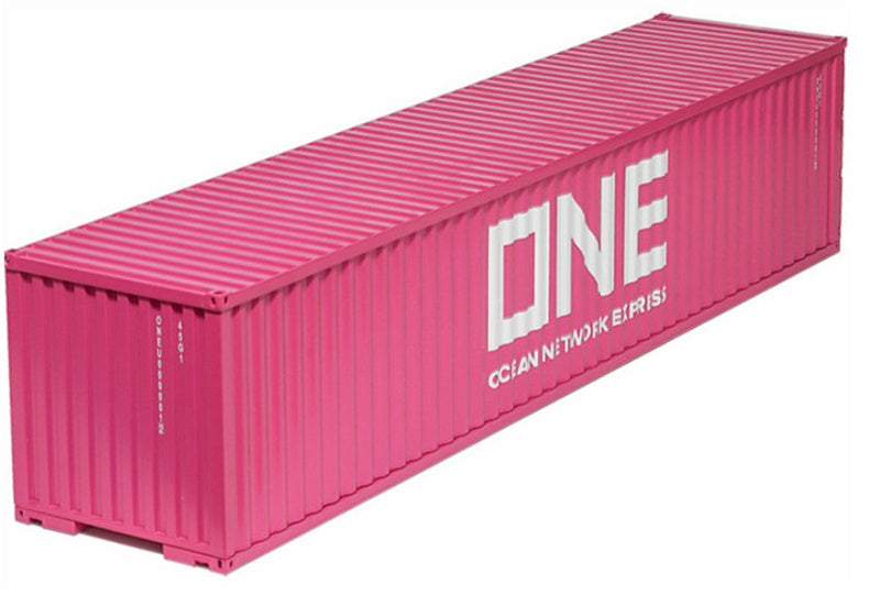 NZG ONE OCEAN NETWORK EXPRESS 40 foot Container Pink 1:18 DIECAST Truck Lorry