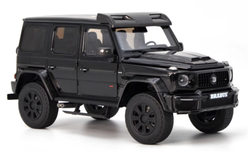 Almost Real Brabus Mercedes Benz G-Class AMG G63 4x4² SUV 2023 black Limited Edition 600PCS ONLY 1:18 Car Pre-built Model view9