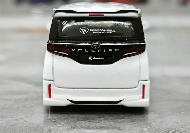1:64 Toyota Vellfire 40 KUHL White MINIGT DIECAST Model