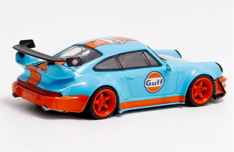 DECODE Porsche RWB 964 Exhibition gulf Limited Edition RAUH - Welt 1:64 Car Pre-built Model view5