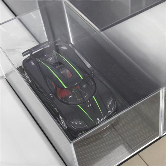 1:18 Koenigsegg CCXR Fluorescent green VMB Resin Car Model view1