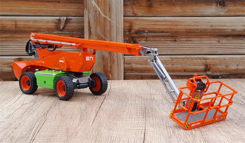 Dingli BA28ERT Self-propelled articulated boom lift 1:35 Truck Pre-built Model