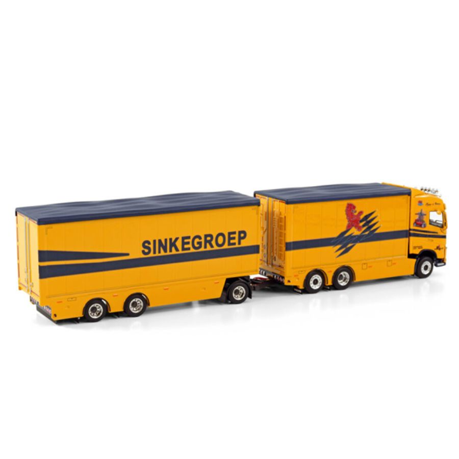 WSI VOLVO FH 4 GLOBETROTTER 6X2 TAG AXLE RIGED COMBI - 6 AXLE RESIN SINKE 1/50 DIECAST Truck Lorry