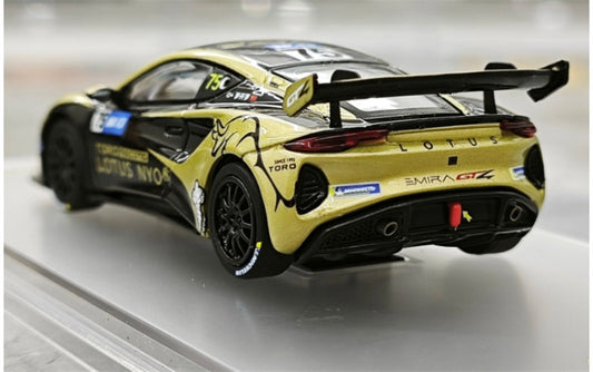 1:64 Lotus EMIRA GT4 2023 Yellow KiloWorks #75  DIECAST Model
