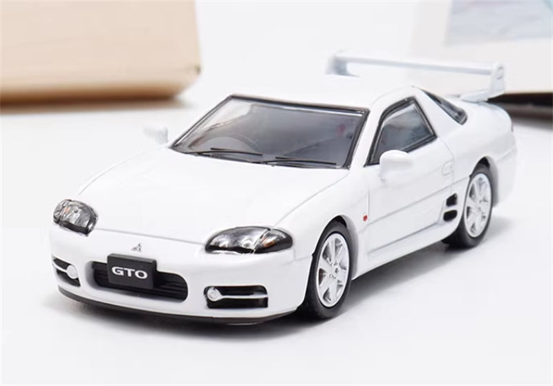 GAGHI MODELS Mitsubishi 3000GT GTO 1998 White 1:64 Car Pre-built Model