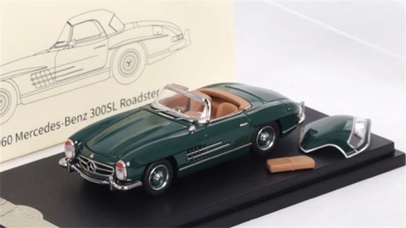 1:64 Mercedes Benz 300SL British Green GFCC DIECAST Limited Edition 499pcs ONLY Model