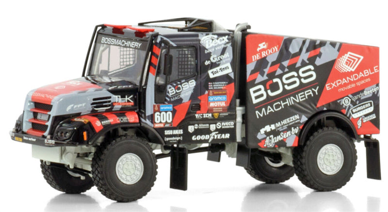 WSI IVECO TORPEDO RALLY Boss Machinery Team De Rooy FPT 1:50 Truck Pre-built Model