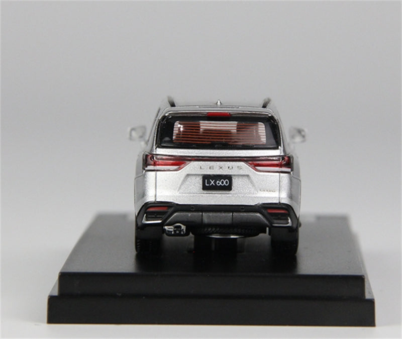 LCD-MODELS Lexus LX600 SUV Titanium Silver 1:64 car Pre-built Model view6