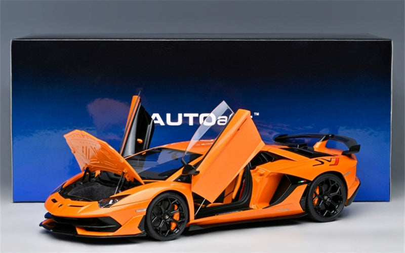 AUTOART Lamborghini Aventador SVJ Orange 1/18 DIECAST car